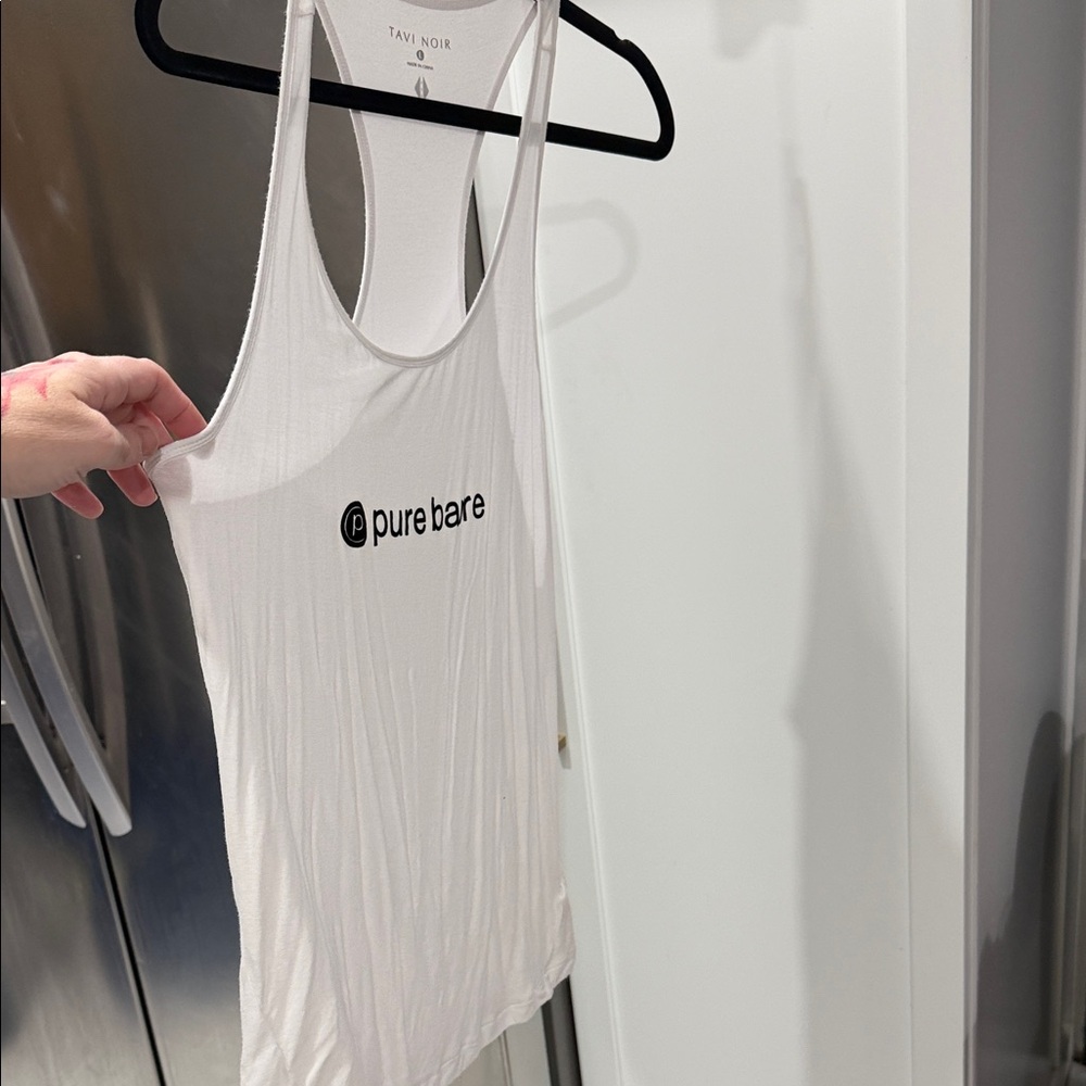 Pure Bare White Women's Racerback Tank Top